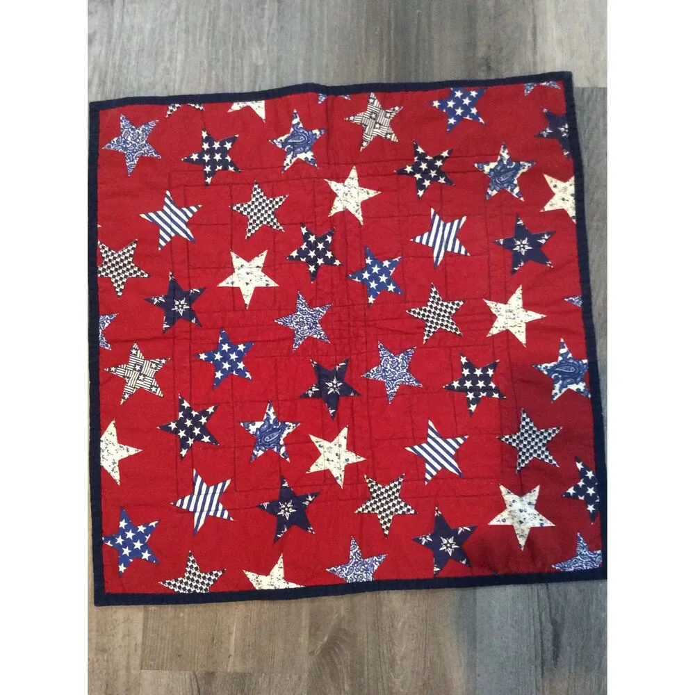 Vote Quilted Wall Hanging Chair throw Patriotic